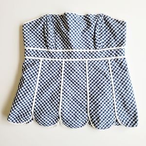Lilly Pulitzer Scalloped Gingham Halter Top 8
